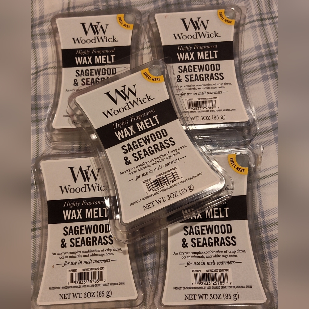 WoodWick Sagewood & Seagrass Wax Melt